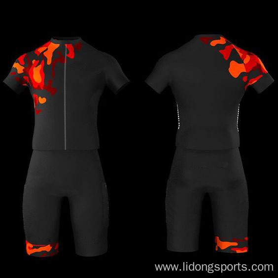 Custom Racing Sport Bicycle Short Sleeves Cycling Jersey