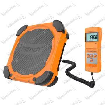 Elitech HVAC Refrigerant Scale - 220lbs Anti-Collision Corner LMC-200