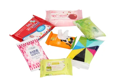 High Speed Disinfection Pocket Wet Tissue Wipe Making Machine