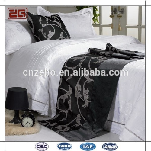 Guangzhou Manufacturer Different Pattern Available Wholesale Hotel Bed Runner