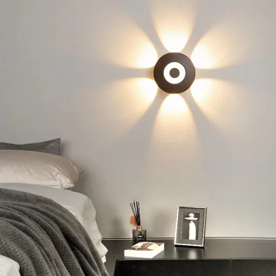 European Style Modern LED Aluminium Garden Porch Sconce Indoor/Outdoor Wall Light