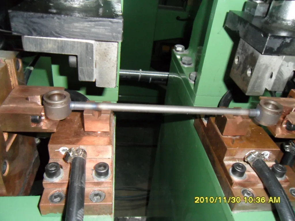 Adjustable Pneumatic Double Heads Butt Welder Machine for Stabilizer Link Rods