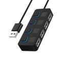 2.0 USB -hub met afzonderlijke Switch LED -indicator