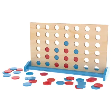 Nature Connect 4: Wooden Garden Connect Four Game