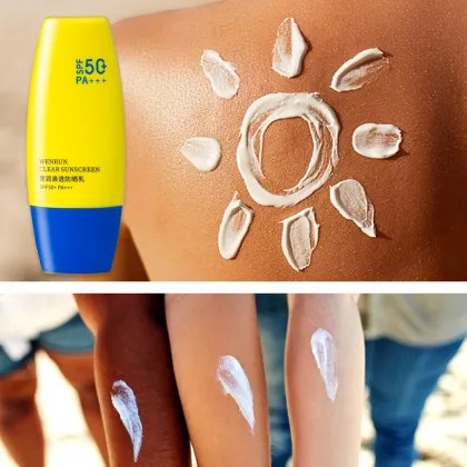 SPF 50 Korean Mineral Sunscreen Cream for Black Skin