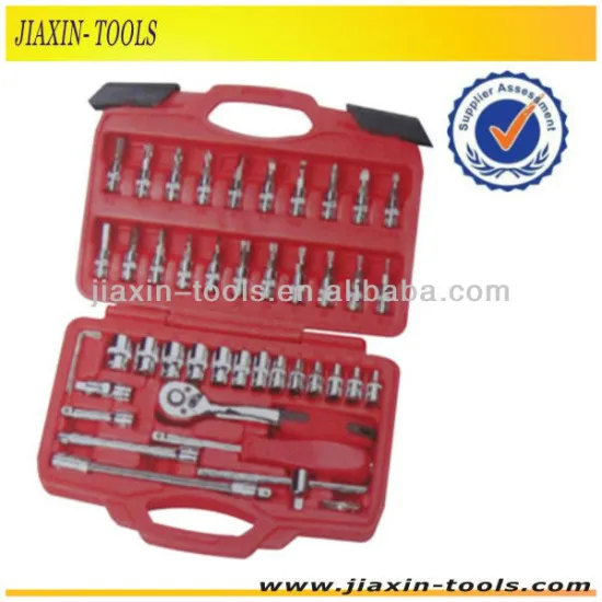 46 pc screwdriver bit socket wrench set