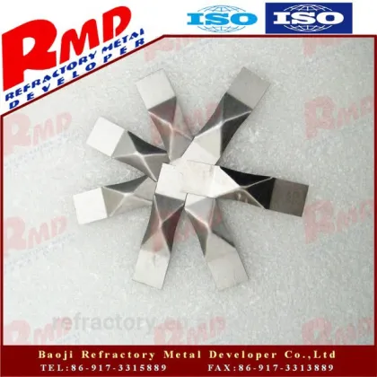 high purity heating elements evaporation polished tungsten boat