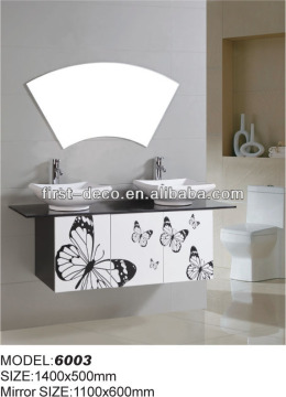 PVC bathroom cabinet 6003 (double bains & New design )