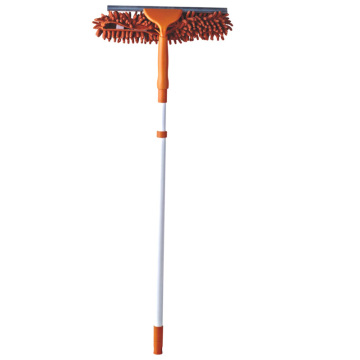 Double-Sided Telescopic Window Cleaner & Squeegee: Reach High and Clean Efficiently with Extendable Window Cleaning Tools