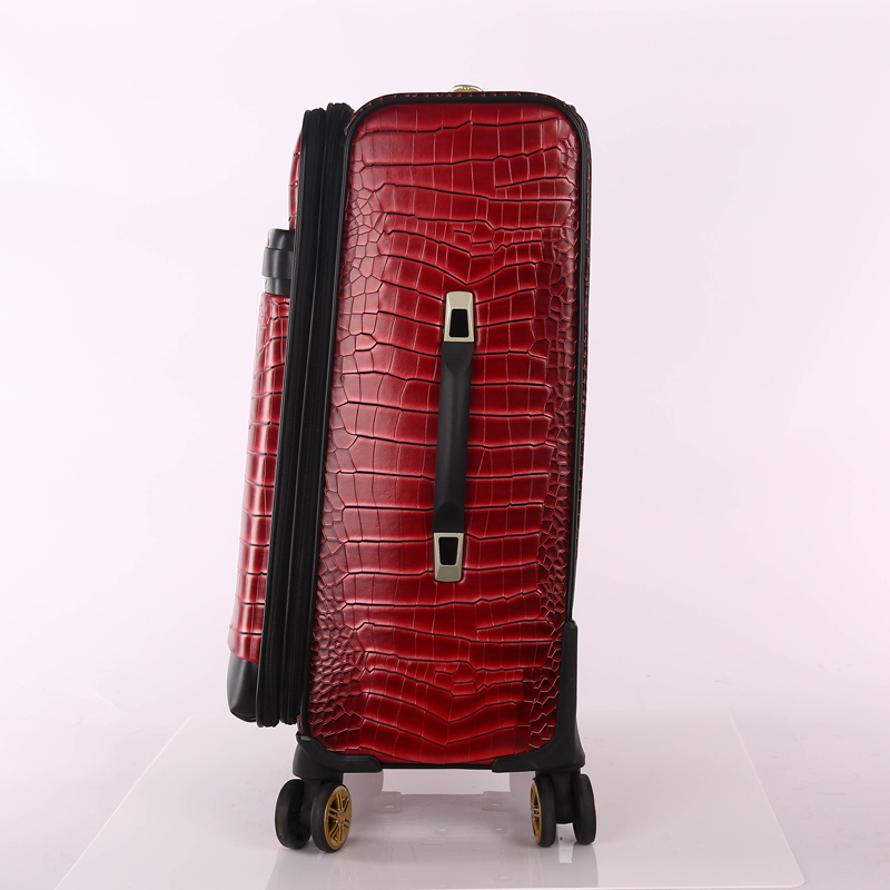 red luggage