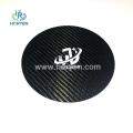 Custom real carbon fiber drink coasters cup mat