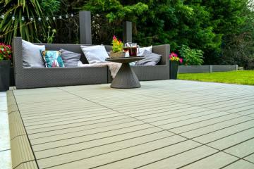Co-ex Composite Decking Tiles DIY4-1