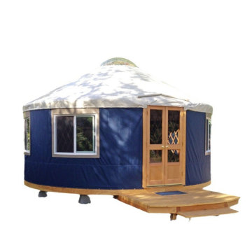 4 Seasons Luxury Mongolian Yurt Camping Tent with Bedroom, 5M/6M Mongol Australian Pine