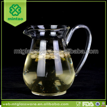 Hot selling clear glass water jug,water carafe