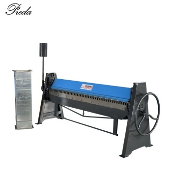 China Factory Supplier Manual Steel Plate Folding Machine for 0.5mm to 1.5mm Sheets