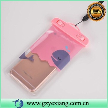high quality pvc universal waterproof case for galaxy j2 fancy waterproof bag