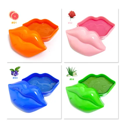 Custom Logo Hydrating Lip Mask - 6 Colors Moisturizing Lip Shape Mask