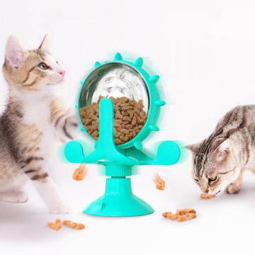 Alimentateur rotatif pour chat et chien