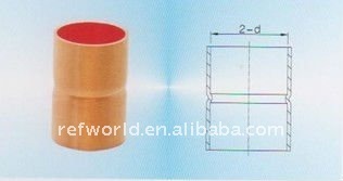 T502 Factory price pipe fitting copper straight coupling