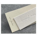 Logo Embossed Mewah Hang Tag Pakaian