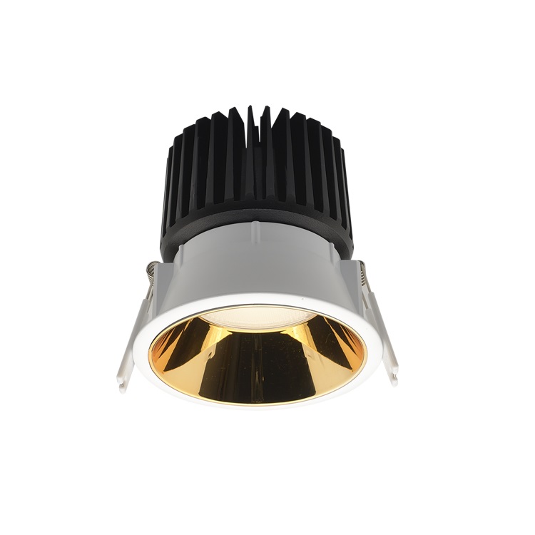 Desain Fashion Golden Cup 24W Anti-Glare Recesed LED COB Spotlight