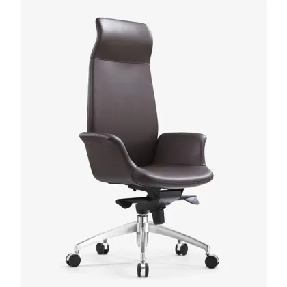Modern High Back Office Chair President Leather Chair