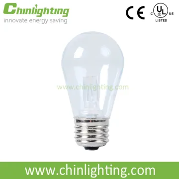 plastic s14 led string light non glass Led bulb Led plastic string light