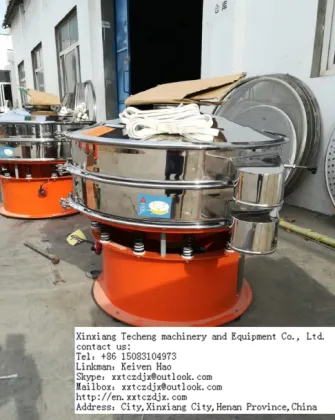 circular 1500mm vibrating sieve for biltong