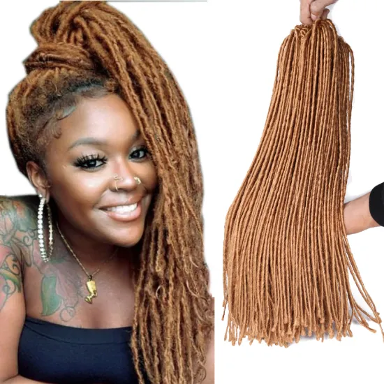 micro locs synthetic hair extension dread locs crochet hair