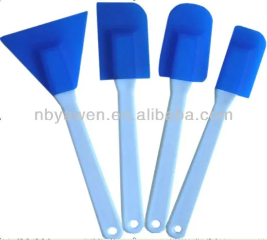 4 pcs silicone spatula set
