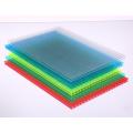 4mm hollow polycarbonate sheet green color