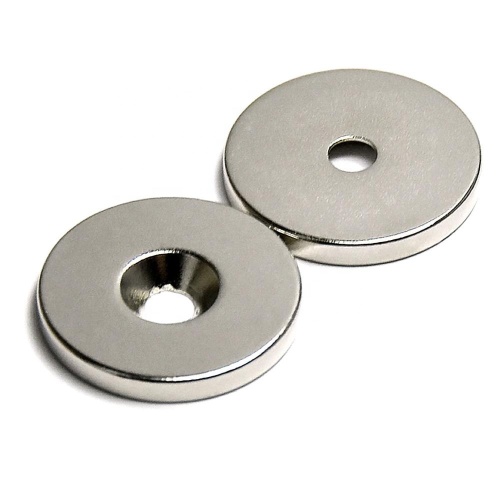 Disc Rare earth Neodymium magnet with screw hole