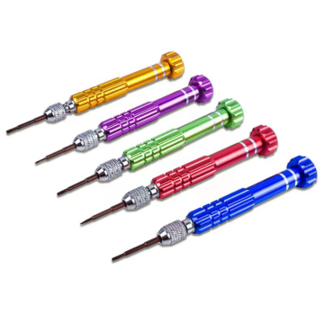 5-in-1 Precision Screwdriver Set: Flattened Screwdriver Kit for Cellphone, Watch Glass, and Other Repair Needs