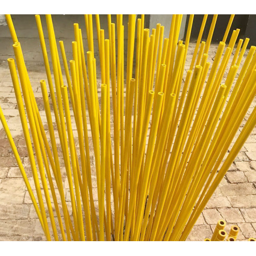 Fiberglass material and custom-sized fiberglass rods