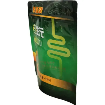 Bolsa de fondo plano con impresión de placas, bolsa de envasado de alimentos