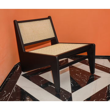 Sillón de ratán de tejido moderno