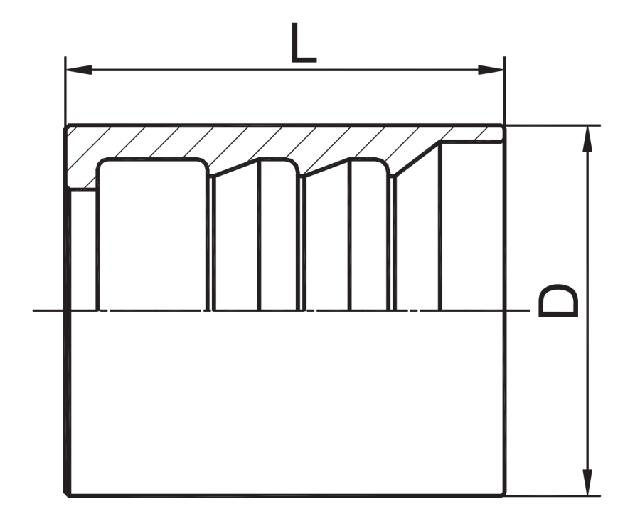 Ferrule for SAE100R1A/DIN20022 1st Hose