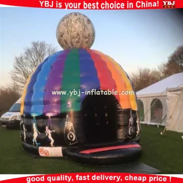 YBJ inflatable disco dome bouncer/disco dome inflatable bounce house/disco dome
