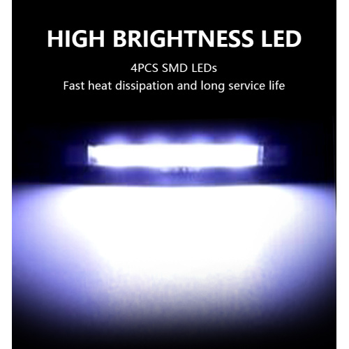 યુનિવર્સલ કાર મોટરસાયકલ બાઇક લેમ્પ 12 વી માટે એલઇડી વોટરપ્રૂફ નવી લાઇસન્સ પ્લેટ લાઇટ