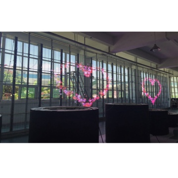 Transparent Facade P3.91 Advertising LED Screen