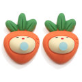 Cartoon Fruit Vegetable Resin Decoration Simulation Carrot Pineapple DIY Craft Accessory Children Dollhouse Toys Hair Ornament