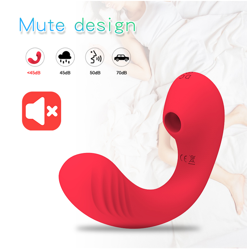 Female Suction Vibrating Wand for Pleasure