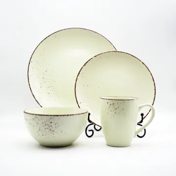 Wholesale Ceramic Salad Plate For Food Tableware Hand Painted Plates Set