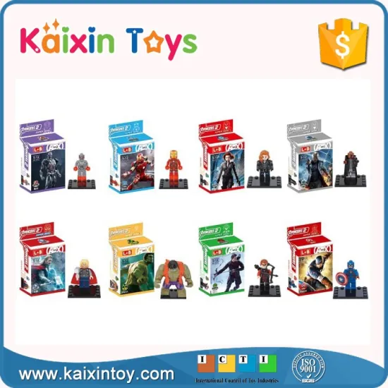10280632 Hero Design 8PCS ABS Plastic Mini Block Toy Figures