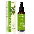 Pure Bergamot Oil Room Linho e Pillow Spray Bedding Bergamot Mist Spray de aromaterapia para relaxamento, sono