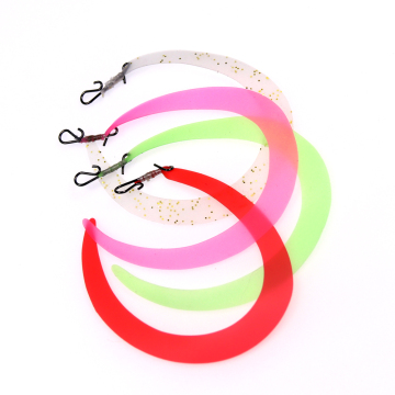 Silicone Streamer Wiggle Tail for Jigs Skirts - Fishing Lure Material