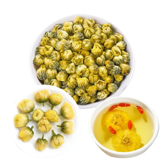 Premium Gold Silk Yellow Chrysanthemum Flower Tea: Luxury Herbal Infusion