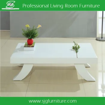 New Series White or Brown MDF Wood Coffee Table