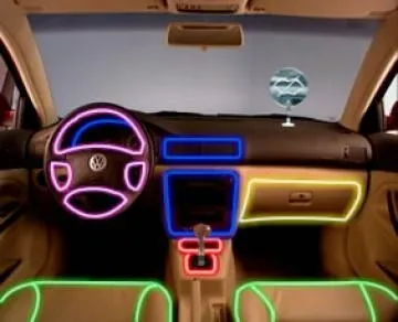 Flexible neon car lighting wire