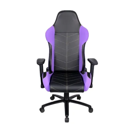 Custom Purple Adjustable Reclining Razer Ergonomic Gaming Chair with Armrests